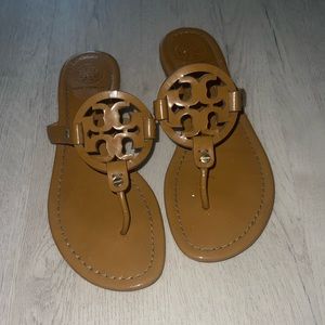 Tory Burch Patent Leather Miller sandals